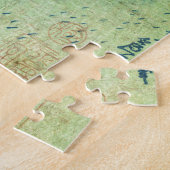 Koel japanse  ukiyo-e Hokusai waterval Legpuzzel (Zijkant)