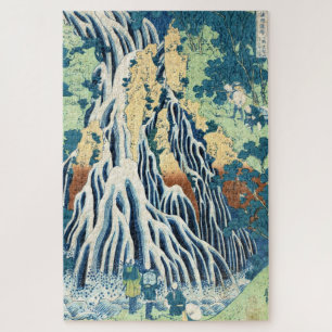 Koel japanse ukiyo-e Hokusai waterval Legpuzzel