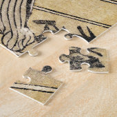 Koel japanse  ukiyo-e samuraj-strijder legpuzzel (Zijkant)