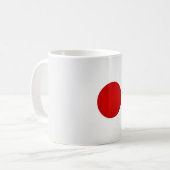 Koel Japanse vlag Koffiemok (Voorkant links)