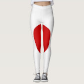 Koel Japanse vlag-Mode Leggings (Voorkant)