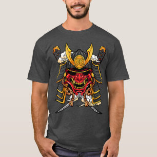 Koel Japanse Warlord Samurai Warrior Manga Premiu T-shirt