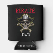 Koel je Drinken met een leuke piraat Blikjeskoeler (Achterkant)