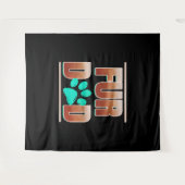 Koel je vader met kat poep op de dag wandkleed (Voorkant (horizontaal))