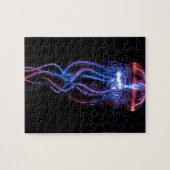 Koel Jellyfish Lichtlichte fenomeno Legpuzzel (Horizontaal)