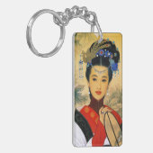 Koel jonge, mooie chinese prins Guo Jin art Sleutelhanger (Voorkant Links)