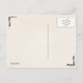 Koel jonge, mooie chinese prinses Guo Jin art Briefkaart (Achterkant)