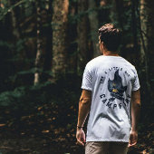 Koel kampeerkampvuur onder het staargebergte t-shirt