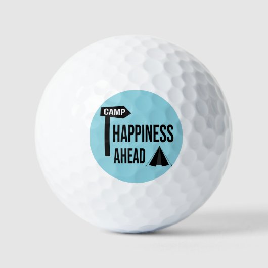 Koel kamperen golfballen (Voorkant)