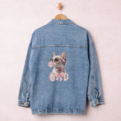 Koel Kat Bubble Gum Custom Denim Jas Jacket (Hangar)
