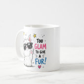 Koel Kat Zonnebril Design Koffiemok (Voorkant links)