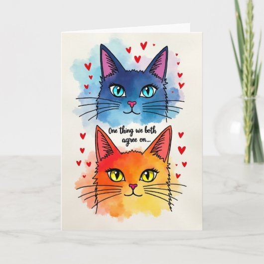 Koel Katers Vaderdag Kaart (Voorkant)