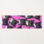 Koel katten! Yoga mat (Achterkant (horizontaal))