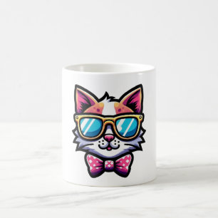 Koel kattenmok – Grappige cartoon koffiekop Koffiemok