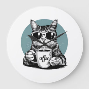 Koel kattenochtend � Koffie, Zonnebrillen & Attitu Grote Klok