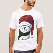 Koel kerstcadeat t-shirt (Voorkant)