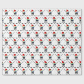 Koel kerstcadeaupapier of Afbeelding met humeubele Cadeaupapier (Vlak)