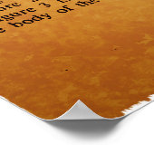 Koel  kijkend beroemd bass Guitar Patent Poster (Hoek)