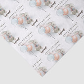 Koel Kind Bunny op skateboardpapier Tissuepapier (Detail)