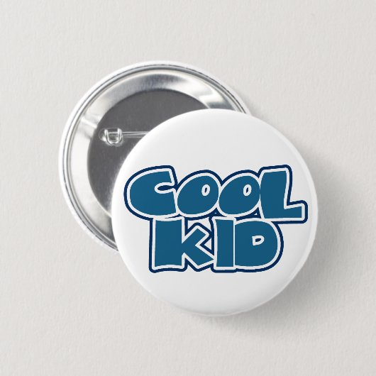 Koel Kind Ronde Button 5,7 Cm (Voorkant /achterkant)