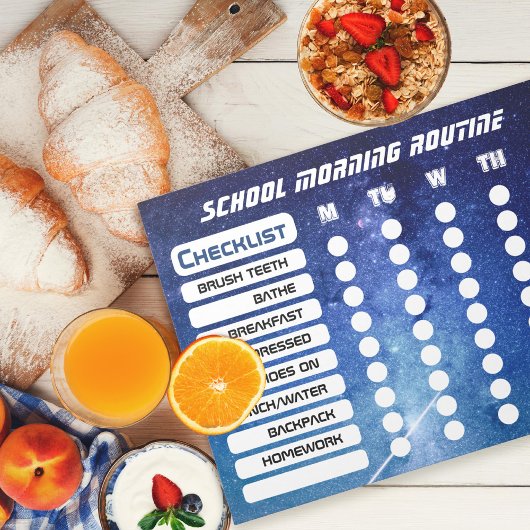 Koel Kinder Daily Routine Checklist Notitieblok