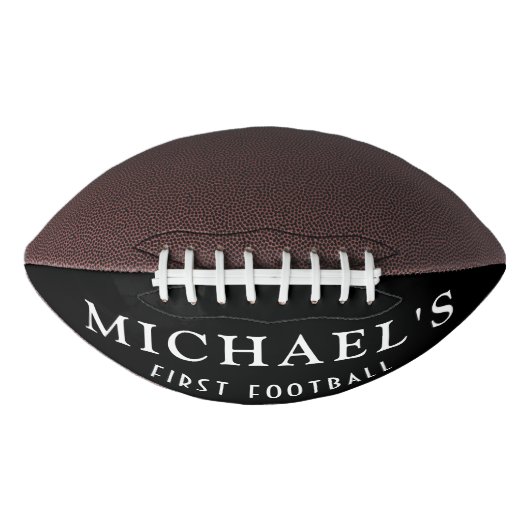 Koel Kinder Eerste Football Geboortdag Gift (Voorkant)