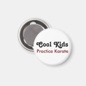 Koel Kinder Praktijk Karate Magneet (Voorkant / Achterkant)