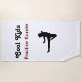 Koel kinder Praktijkkaraat Strandlaken (Voorkant)