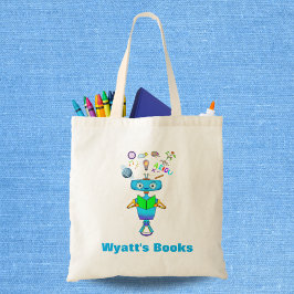 Koel Kinder robot leren uit persoonlijke lezingen Tote Bag