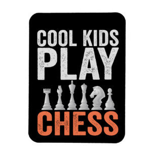 Koel kinder schaak Funny Chess Board Lovers Gift Magneet