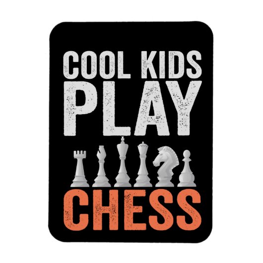 Koel kinder schaak Funny Chess Board Lovers Gift Magneet (Verticaal)