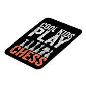 Koel kinder schaak Funny Chess Board Lovers Gift Magneet (Linkerzijde)