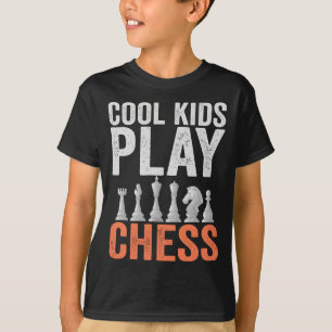 Koel kinder schaak Funny Chess Board Lovers Gift T-shirt
