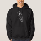 Koel Kinder Schaats Skaterskateboard Hoodie (Voorkant)