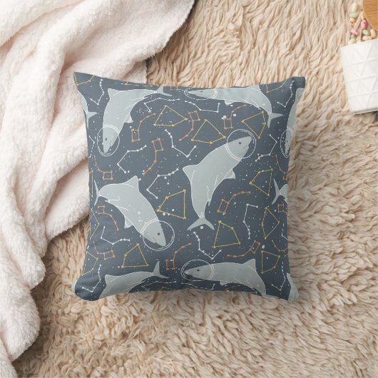 Koel Kinder spaties Shark Stars & Constellation Kussen (Deken)