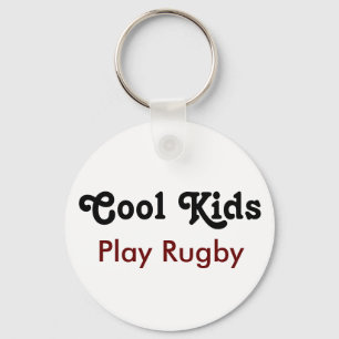 Koel Kinder spel Rugby T Shirt Sleutelhanger