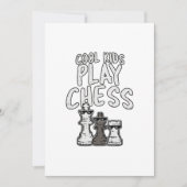 Koel Kinder spel Schaakspel Schaakspeler Gift Bedankkaart (Voorkant)