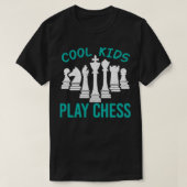 Koel Kinder spelen Chess I Funny Chess Player T-shirt (Design voorkant)