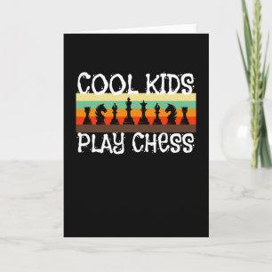 Koel Kinderen spelen Chess Player Chess Game Kaart