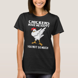 Koel kip voor mannen Vrouwen die huisvuil maken P T-shirt