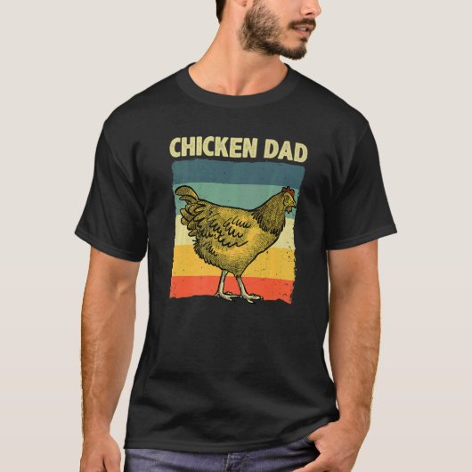 Koel kippen pap voor mannen priester Hen Chicken F T-shirt (Voorkant)