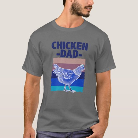 Koel kippen pap voor mannen priester Hen Chicken F T-shirt (Voorkant)