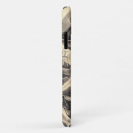 Koel klassiek  japans demon tattoo Case-Mate iPhone case (Achterkant/rechts)