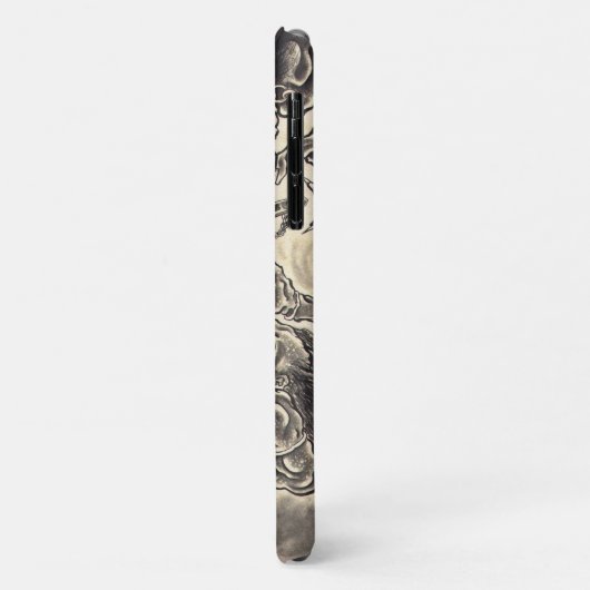 Koel klassiek japans demon tattoo Case-Mate iPhone case (Achterkant/links)