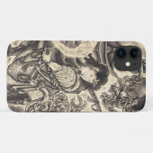 Koel klassiek japans demon tattoo Case-Mate iPhone case (Achterkant (horizontaal))