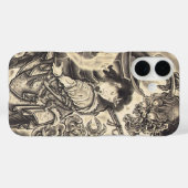 Koel klassiek japans demon tattoo Case-Mate iPhone case (Achterkant (horizontaal))