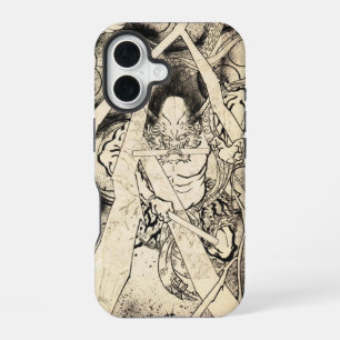 Koel klassiek  japans demon tattoo iPhone 16 hoesje
