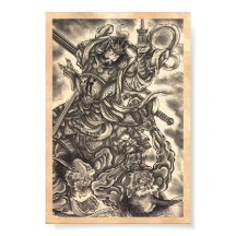 Koel klassiek  japans demon tattoo