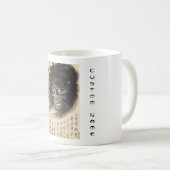 Koel klassiek  japans demonkop tattoo koffiemok (Voorkant rechts)