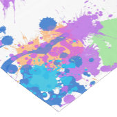 Koel kleuren Abstracte plakverf, vaag Korte Tafelloper (Hoek)